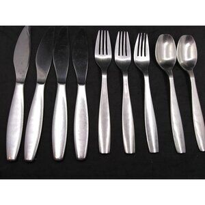 Gourmet Settings Silverware Non Stop Collection Flatware 9 Pieces Total